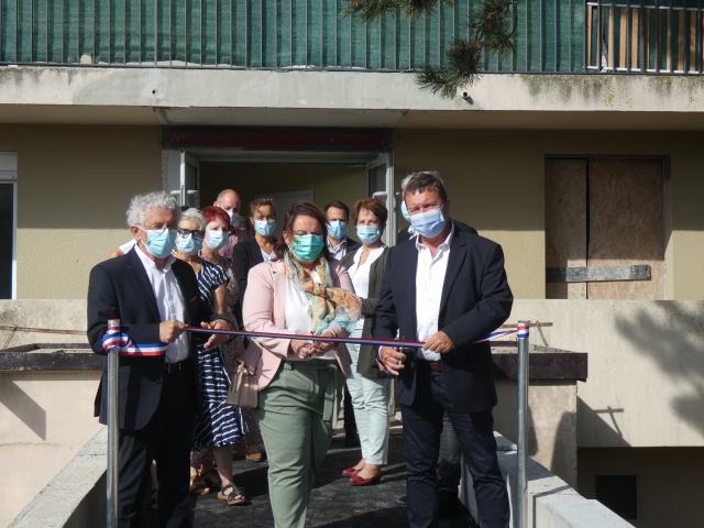 inauguration de 3 logements à Bellac