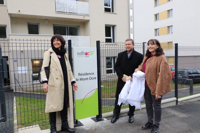 Inauguration de 17 logements à Isle